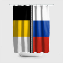 Шторка для душа Россия - патриот, цвет: 3D-принт