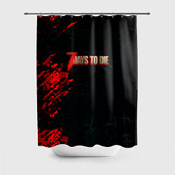 Шторка для ванной 7 Days to Die краски текстура