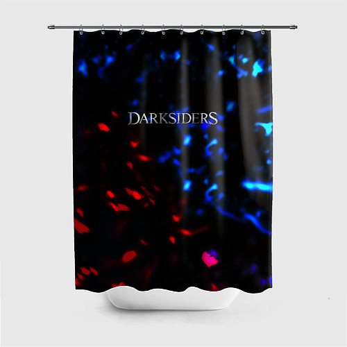 Шторка для ванной Darksiders space logo / 3D-принт – фото 1