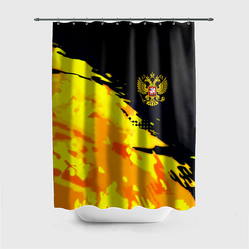 Шторка для ванной Имперский герб россии краски / 3D-принт – фото 1