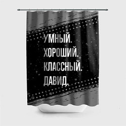 Шторка для ванной Умный, хороший, классный: Давид