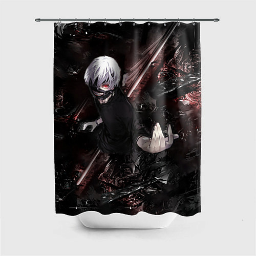Шторка для ванной Tokyo Ghoul anime / 3D-принт – фото 1