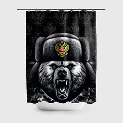Шторка для ванной Русский медведь
