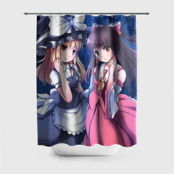 Шторка для ванной Touhou Project Reimu and Marisa