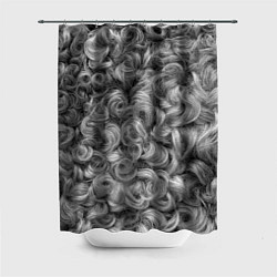 Шторка для ванной Кудрявая шерсть баранов