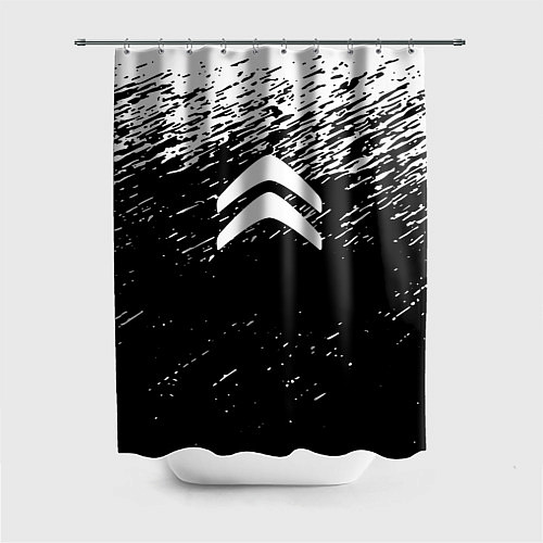 Шторка для ванной Citroen краски тектсура / 3D-принт – фото 1