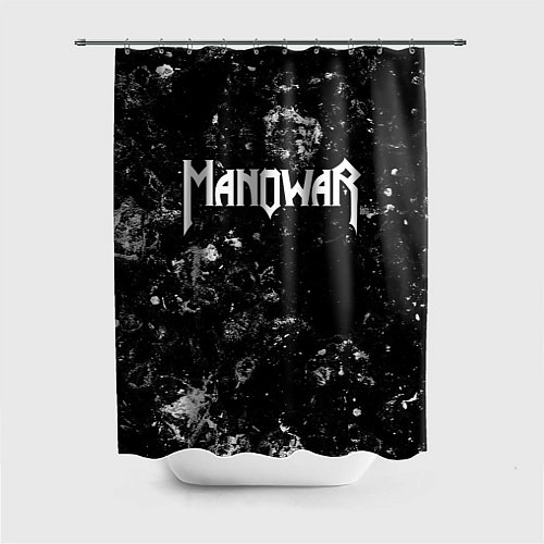 Шторка для ванной Manowar black ice / 3D-принт – фото 1