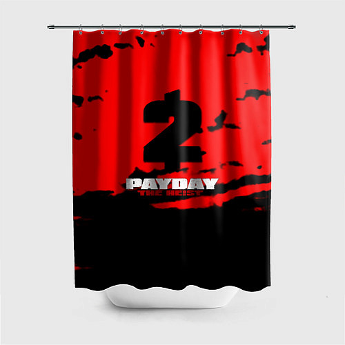 Шторка для ванной Payday 2 краски / 3D-принт – фото 1