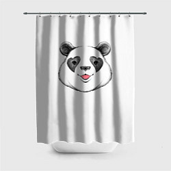 Шторка для ванной Влюблённый панда