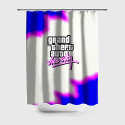 Шторка для душа GTA неон краски, цвет: 3D-принт