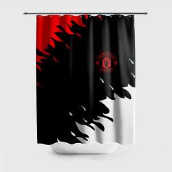 Шторка для ванной Manchester United flame fc