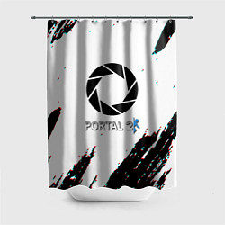 Шторка для душа Portal 2 краски валв, цвет: 3D-принт