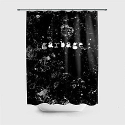 Шторка для душа Garbage black ice, цвет: 3D-принт