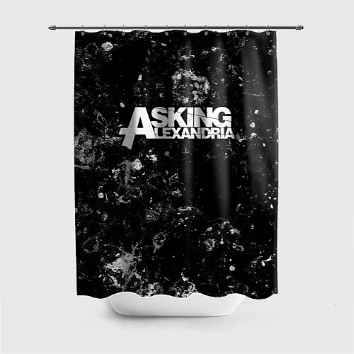 Шторка для ванной Asking Alexandria black ice / 3D-принт – фото 1