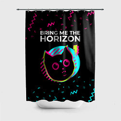 Шторка для ванной Bring Me the Horizon - rock star cat