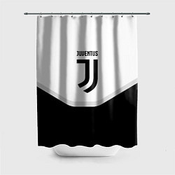Шторка для ванной Juventus black geometry sport