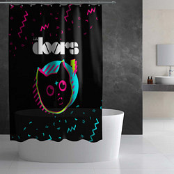 Шторка для душа The Doors - rock star cat, цвет: 3D-принт — фото 2