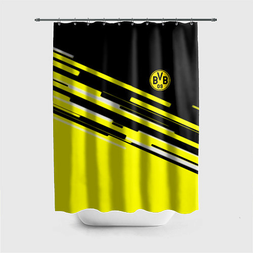 Шторка для ванной Borussia текстура спорт / 3D-принт – фото 1
