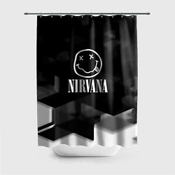 Шторка для ванной Nirvana текстура рок