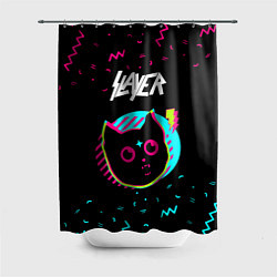 Шторка для ванной Slayer - rock star cat