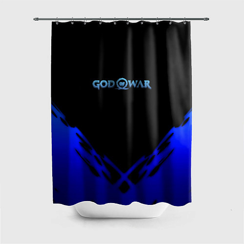Шторка для ванной God of War geometry steel / 3D-принт – фото 1