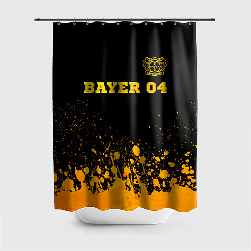 Шторка для ванной Bayer 04 - gold gradient посередине / 3D-принт – фото 1