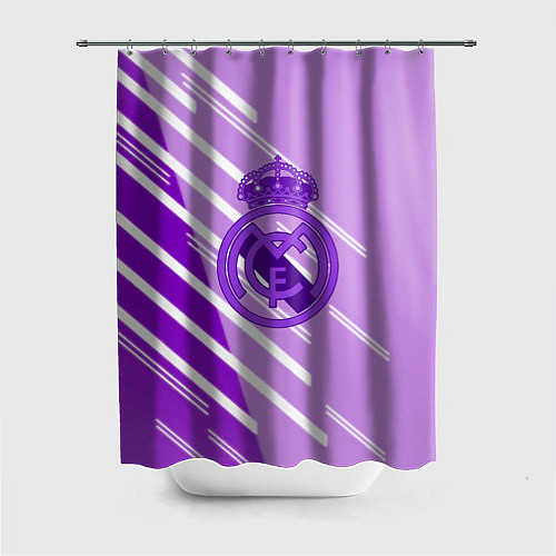 Шторка для ванной Real Madrid текстура фк / 3D-принт – фото 1