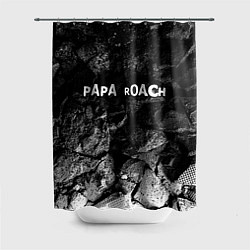 Шторка для ванной Papa Roach black graphite