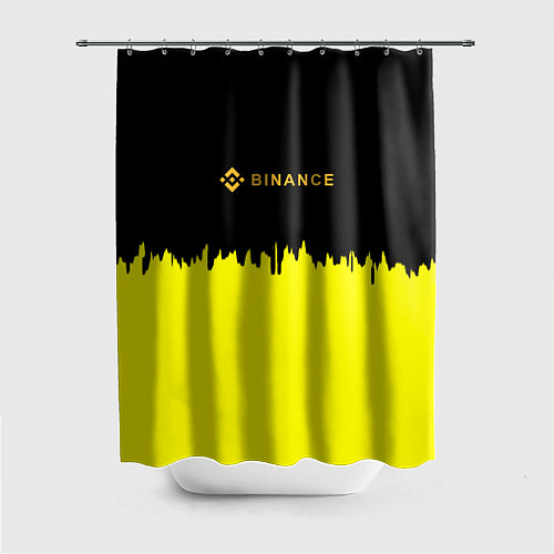 Шторка для ванной Binance биржа краски / 3D-принт – фото 1