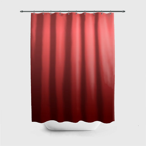 Шторка для ванной Оттенок розовый антик градиент / 3D-принт – фото 1
