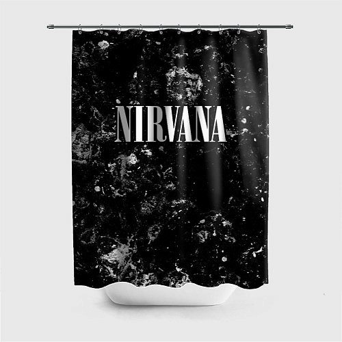 Шторка для ванной Nirvana black ice / 3D-принт – фото 1