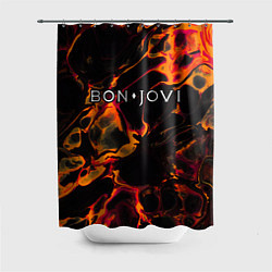 Шторка для ванной Bon Jovi red lava