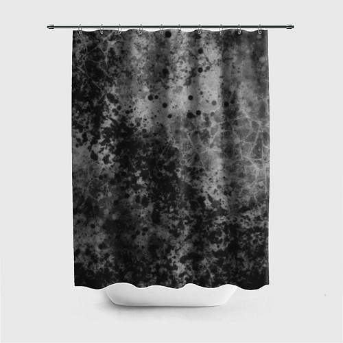 Шторка для ванной Абстракция - серый пунш / 3D-принт – фото 1