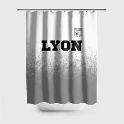 Шторка для душа Lyon sport на светлом фоне посередине, цвет: 3D-принт