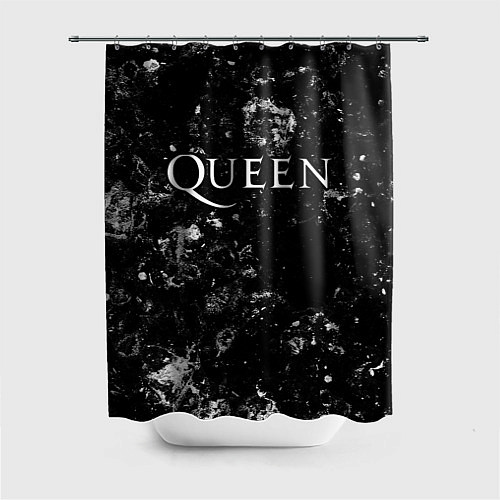 Шторка для ванной Queen black ice / 3D-принт – фото 1