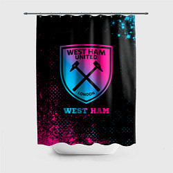 Шторка для ванной West Ham - neon gradient
