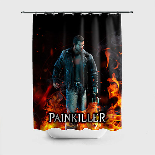 Шторка для ванной Painkiller - Daniel Garner / 3D-принт – фото 1