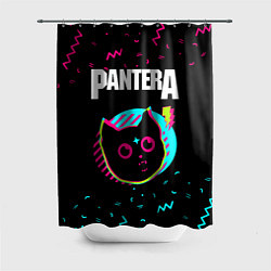Шторка для ванной Pantera - rock star cat