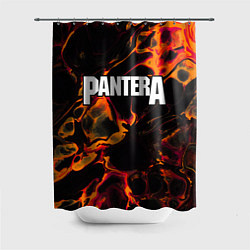 Шторка для ванной Pantera red lava