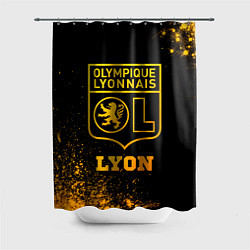 Шторка для ванной Lyon - gold gradient