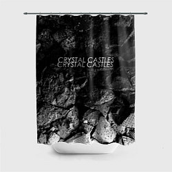 Шторка для ванной Crystal Castles black graphite