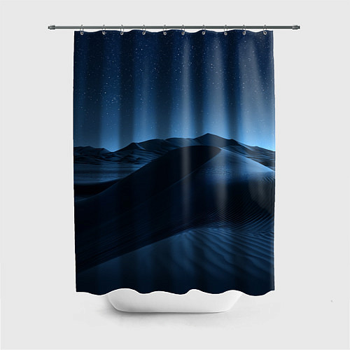 Шторка для ванной Дюна - звездное небо / 3D-принт – фото 1