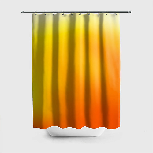 Шторка для ванной Яркий оранж / 3D-принт – фото 1