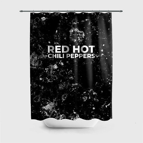 Шторка для ванной Red Hot Chili Peppers black ice / 3D-принт – фото 1