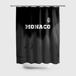Шторка для душа Monaco sport на темном фоне посередине, цвет: 3D-принт