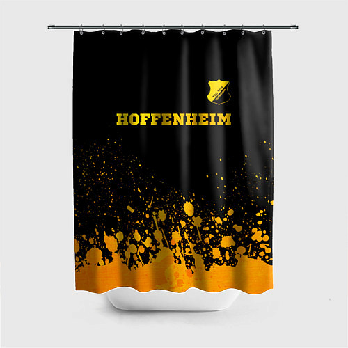 Шторка для ванной Hoffenheim - gold gradient посередине / 3D-принт – фото 1