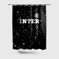 Шторка для ванной Inter sport на темном фоне посередине