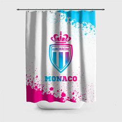 Шторка для ванной Monaco neon gradient style