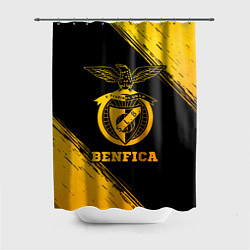 Шторка для ванной Benfica - gold gradient