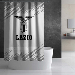 Шторка для душа Lazio sport на светлом фоне, цвет: 3D-принт — фото 2